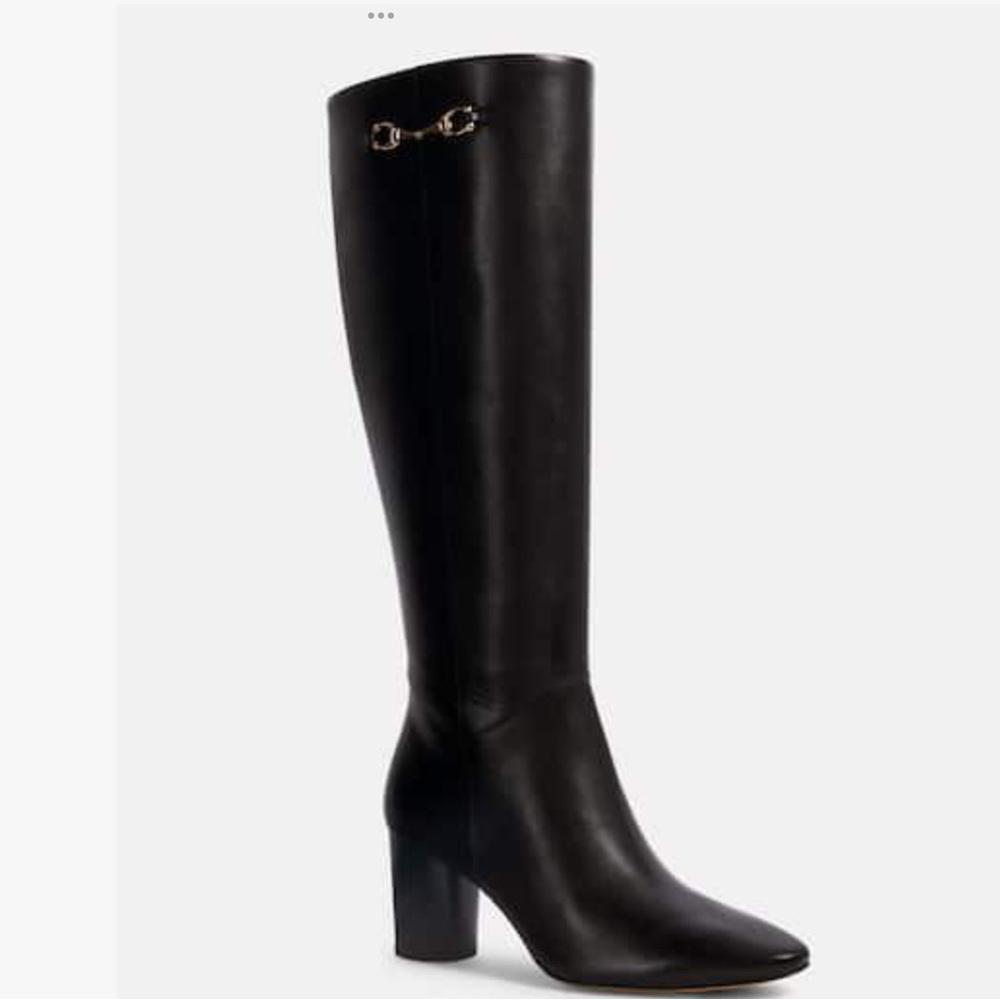Leather Coach Boots
